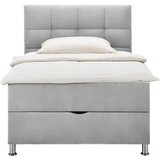 Mömax Postelja Boxspring Oviedo, Svetlo Siva, 140x200 | Shoptok.si