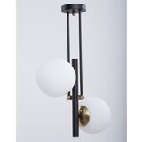 Squid Lighting črna/bela stropna svetilka s steklenim senčilom ø 15 cm Libra | Shoptok.si