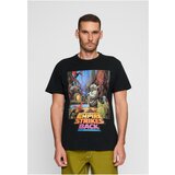 Merchcode Black Star Wars Yoda Poster T-Shirt Cene
