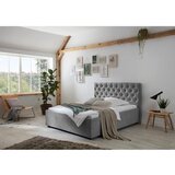 Modern Living Oblazinjena Postelja Miami, Svetlo Siva, 140x200 | Shoptok.si