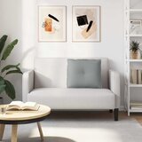  Jastuk za leđa Svijetlo siva 60 x 19 x 50 cm tkanina | shoptok.hr