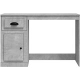  Radni stol s ladicom siva boja betona 115 x 50 x 75 cm drveni | Eponuda.ba