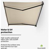 Blumfeldt CloudShade Senčnik, Pametno upravljanje, UV zaščita, Montaža na steno | Shoptok.si