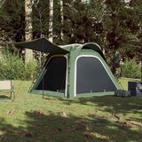 Šator za kampiranje za 4 osobe zeleni vodootporni | shoptok.hr