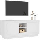TV ormarić bijeli 102 x 35 x 45 cm od konstruiranog drva | Eponuda.com