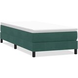 Box Spring Postelja brez vzmetnice Temno zelena 90x210 cm Žamet, (21792081) | Shoptok.si