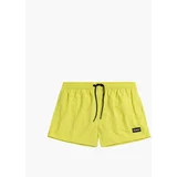 Atlantic Men's Short Beach Shorts - Yellow