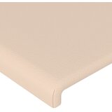  LED uzglavlje boja cappuccina 100x5x118/128 cm od umjetna koža | shoptok.hr