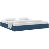  Otomanski krevet s pohranom Plava 200 x 200 cm tkanina | shoptok.hr