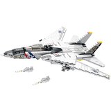  Reobrix konstrukcijske kocke borbeni zrakoplov F-14 Tomcat, 1600 dijelova | shoptok.hr