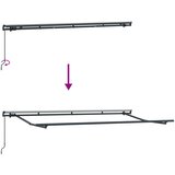  Skrovita tenda Smeđa 400 x 200 cm tkanina | shoptok.hr