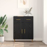  Kreveta Crni hrast 69,5 x 34 x 90 cm Konstruirano drvo | shoptok.hr