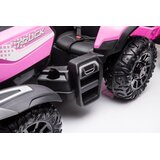 Traktor na akumulator s prikolico BLT-206 - roza | Shoptok.si