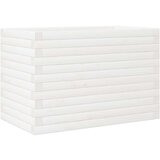  Vrtno cvetlično korito belo 70x40x46 cm trdna borovina | Shoptok.si