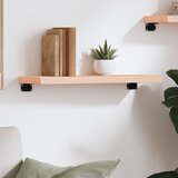  Zidna polica 60 x 20 x 4 cm od neobrađene masivne hrastovine | Eponuda.com