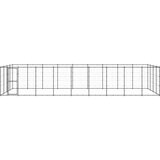 vidaXL Zunanji pasji boks jeklo 43,56 m² | Shoptok.si