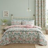 Catherine Lansfield Zelena/ružičasta posteljina za bračni krevet/za produženi krevet 230x220 cm Clarence Floral – | shoptok.hr