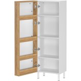 Germania Bela visoka ozka kopalniška omarica 39x120 cm Topeka – | Shoptok.si