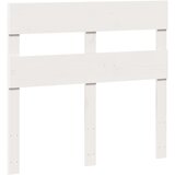 vidaXL Posteljni okvir brez vzmetnice bel 75x190 cm trdna borovina | Shoptok.si