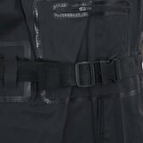  Visoke čizme za vodu do prsa s pojasom crne veličina 44 | shoptok.hr