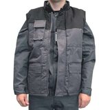 MONSUN Prsluk Klasik M415/ sivo/crna Cene