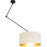  LED podesiv luster na štapu GORTA 1xE27/60W/230V bela/zlatna | Eponuda.com