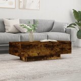 The Living Store Klubska mizica dimljeni hrast 100x49,5x31 cm inženirski les - Klubska Mizica, (21573909) Cene