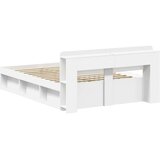  Okvir kreveta s pohranom Bijela 160 x 200 cm Konstruirano drvo | shoptok.hr