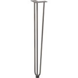vidaXL noge za mizo za lase 4 kosi naravno jeklo 72 cm trdno jeklo | Shoptok.si