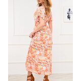 Resti Orange women's long dress with fashionable pattern - Clothing | Eponuda.ba