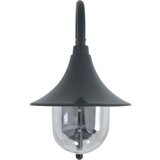 vidaXL Vrtna zidna svjetiljka E27 42 cm aluminijska tamnozelena | shoptok.hr