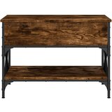  Stolić za kavu boja hrasta 70 x 50 x 50 cm od drva i metala | Eponuda.com