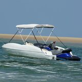 Tenda bimini s 3 luka i mrežastim zidovima 183x(137-152)x137 cm | shoptok.hr