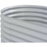  Visoka greda 240x80x44 cm pocinkano jeklo srebrna, (20758940) | Shoptok.si