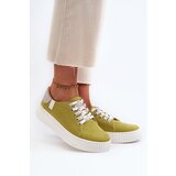 Big Star Women's sneakers MEMORY FOAM SYSTEM Lime | Shoptok.si
