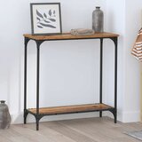 vidaXL Konzolna miza Star les 75 x 30.5 x 75 cm Konstruiran les | Shoptok.si