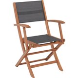 Ambia Garden ZLOŽLJIV VRTNI SEDEŽ akacija siva, naravne barve | Shoptok.si