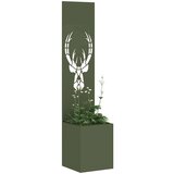 vidaXL Zaslon za zasebnost v vrtu Olivno zelena 32 x 140 cm | Shoptok.si