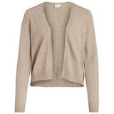 Vila Plašči Ril Short Cardigan - Natural Melange Bež | Shoptok.si
