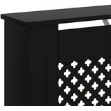  Pokrov za radijator crni 112 x 19 x 81,5 cm MDF | shoptok.hr