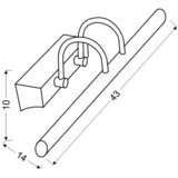 Lesnina XXXL STENSKA LED-SVETILKA 5 W 340 lm 6200-6500 K 230 V | Shoptok.si