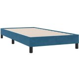  Okvir kreveta bez madraca tamnoplavi 100x220 cm baršun | shoptok.hr