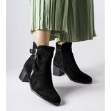 Gemre Black ankle boots with low block heel Bédard | ePonuda.com