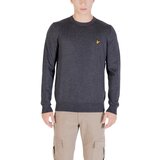 Lyle & Scott Puloverji Cotton Merino Crew Neck Jumper KN2110VC Siva Cene