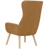  Stolica za opuštanje smeđa baršunasta | shoptok.hr
