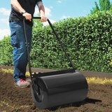 vidaXL Valjar za travo črn 63 cm 50 L Cene