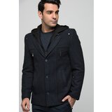Dewberry K7532 MEN'S COAT-PATTERNED NAVY BLUE Cijene