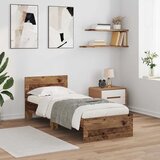  Krevetna konstrukcija Staro drvo 75 x 190 cm Konstruirano drvo | shoptok.hr