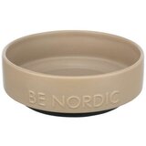  posoda za pse Be Nordic kovinska/rob iz gume 0,5 l/fi-16 cm sivorjava | Shoptok.si