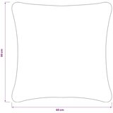  Presvlaka za jastuk 6 kom. HEERLEN Tamnosiva 60 x 60 cm Bouclé - Tamnosiva 60 x 60 cm 6 | shoptok.hr